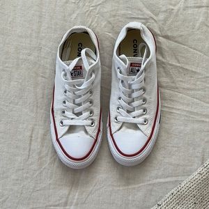 White Converse Chuck Taylor All Star Classic Low Top Shoes